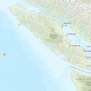 温哥华岛发生4.6 级地震，没损坏和受伤报告